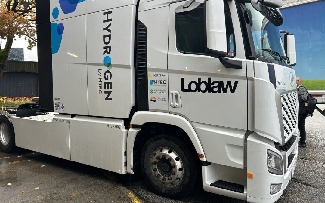 Canada’s supply chain industry marks major milestone with first hydrogen-powered grocery delivery truck